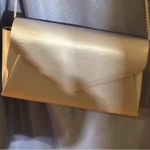 Valerie Stevens light blue satin  crossbody bag periwinkle shade